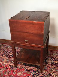 Very Nice And Very Functional Antique Globe Wernicke File Cabinet Stand - Mahogany Finish