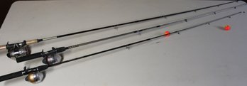 Two Freshwater Zebco Rod And Reels Plus A Diawa Rod And Reel