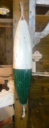 Large Green And White Net Float From Canada