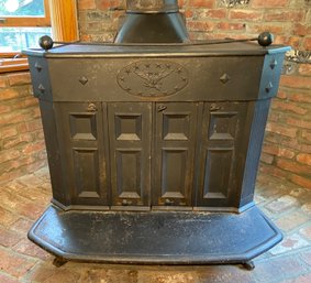 Cast Iron Wood Stove By Logger Stove Corporation