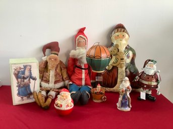 Vintage Santas Christmas Lot #34