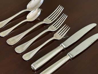 A Fine And Formal Silver Plated Christophe 'Malmaison' Flatware Service For 10 - Plus LOTS Of Extras!