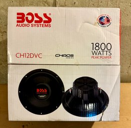 Boss Audio Systems Chaos Series 1800 Watts 12-Inch Subwoofer - Lot 2 Of 2