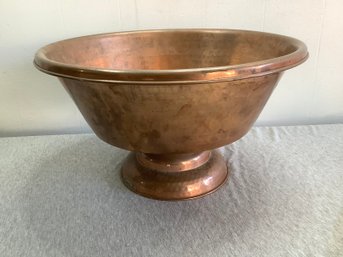 Hammered Copper Bowl Made In Turkey