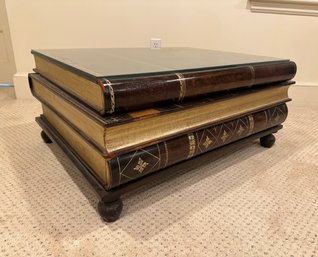 Fantastic Stacked Books Coffee Table By Maitland Smith - Originally Paid Over $1,400