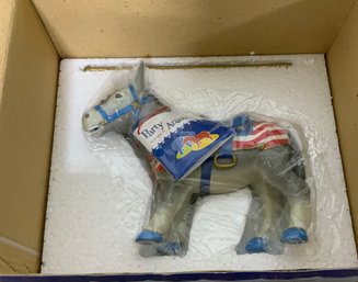 NEW IN BOX Party Animals ~ The Carousel Donkey ~