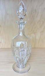 Baccarat Decanter With Pointed Stopper