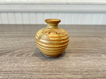 Signed Mid Century Pottery Vase