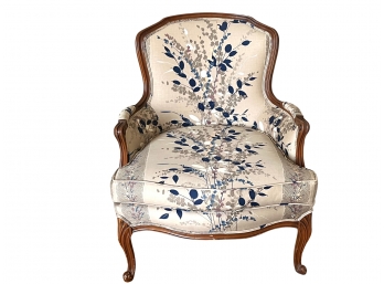 Queen Anne Style Upholstered Accent Chair