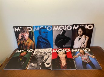 Eight MOJO Music Magazines With CDs.