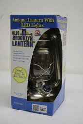 Antique Lantern With LED Lights From Olde Brooklyn Lantern New In Box