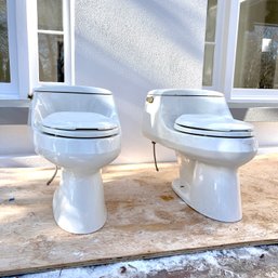 A Pair Of One Piece Kohler Toilets - (2/3)