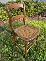Antique Vintage Caned Chair