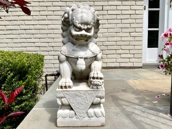 Chinese Marble Foo Lion