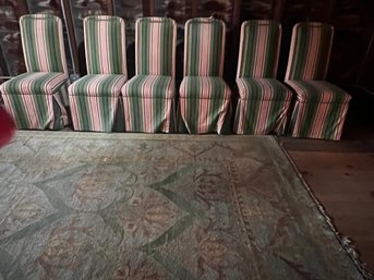 Pink And Green Colored Area Rug/Carpet