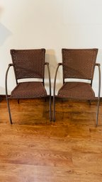 Mid Century Style Woven Chairs