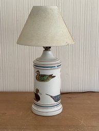 CERAMIC DUCK TABLE LAMP