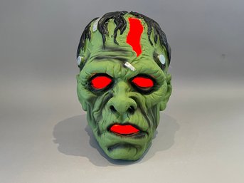 Red Light Up Frankenstein Monster Head