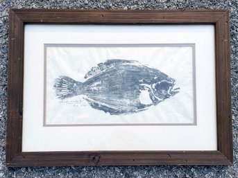 A Vintage Fish Rubbing