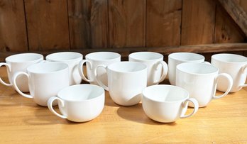 A Set Of 9 Modern Ceramic Coffee Mugs