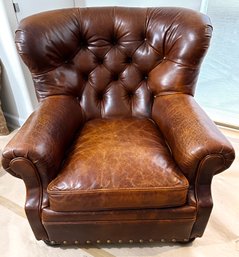 Ralph Lauren Home Leather Writer's Chair, Retails For $14,180, Purchased At Ralph Lauren NYC