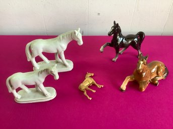 Mixed Horse Figurines Lot