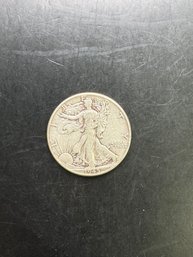 1945 Walking Liberty Silver Half Dollar