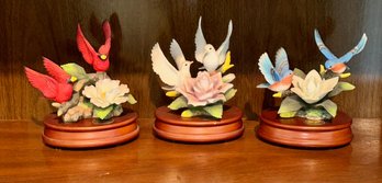 Ceramic Bird Music Boxes By Heritage House (3)