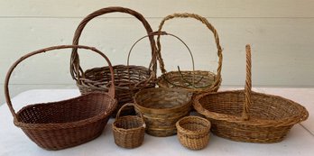 Handled Baskets & Bowls Collection