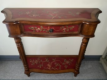 Vintage Hand Painted Console Table