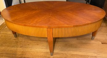 Ethan Allen Oval Cocktail Table