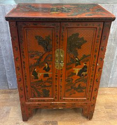 Gorgeous Ornate Asian Cabinet