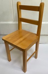 Well Made Child's Hardwood Chair - Made In Canada