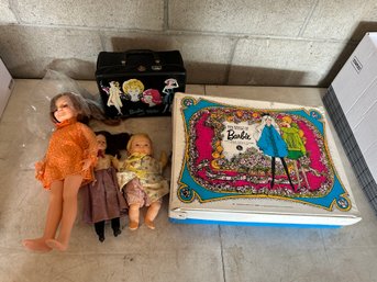 Vintage Barbie Dolls, Cases And Accessories