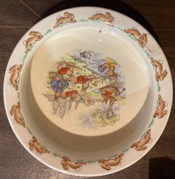 Bunnykins Plate And Bowl