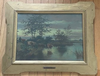 Framed Antique Print