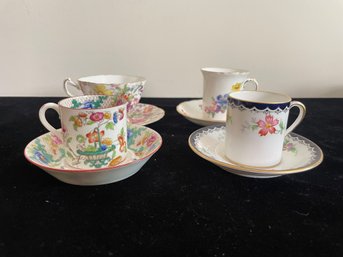 Set Of Porcelain Teacups