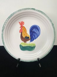 Ceramic Plate With Chicken