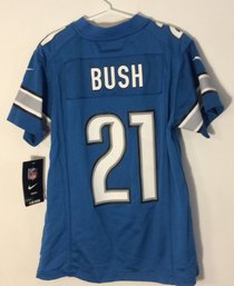 Nike On Field Detroit Lions Reggie Bush Jersey Youth Small New With Tags