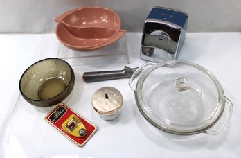 Vintage Kitchenware  Bowls, Napkin Holder