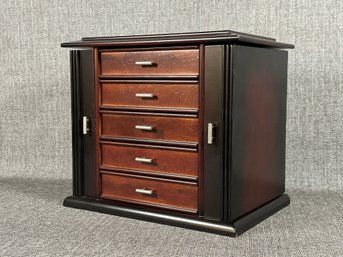 A Handsome Jewelry Chest With A Spot For Everything