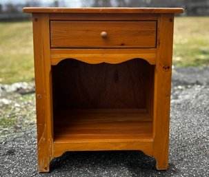 A Vintage Pine Nightstand