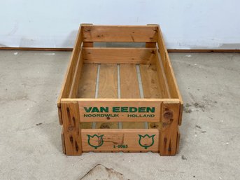 A Terrific Vintage Tulip Crate From Holland