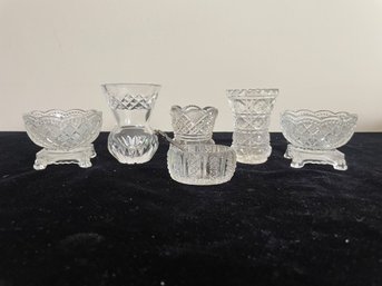 Set Of Pressed Glass Tableware