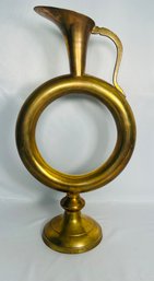 Large Brass Candle Holder Or Vase