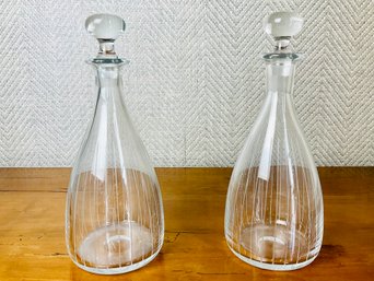 Pair Of Chic Decanters