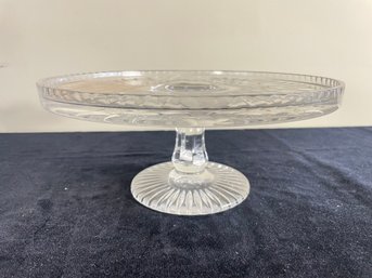 Cut Crystal Cake Stand
