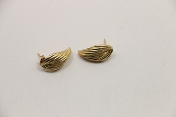 14k Yellow Gold Earrings