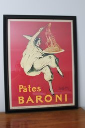 Large Pates Baroni Framed Poster