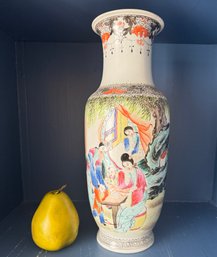 Antique Hand Painted Chinese Vase